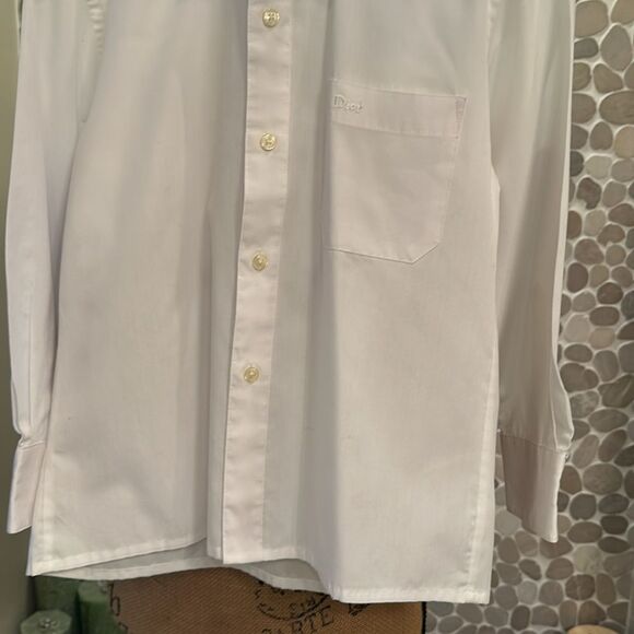 Christian Dior boy’s white button-down shirt - size 8 - Picture 4 of 8
